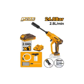 Hidrolavadora 20V con 1 bateria de 2a y cargador