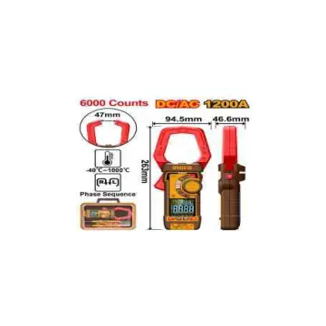 Pinza amperimetrica ac- dc- 1200a