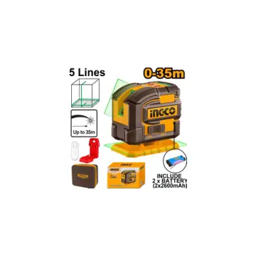 Nivel laser 5 lineas-0 a 35m