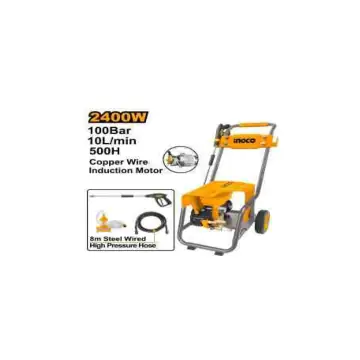 Hidrolavadora 220V 2400w - 100bar con manguera de alta presion 10l/min